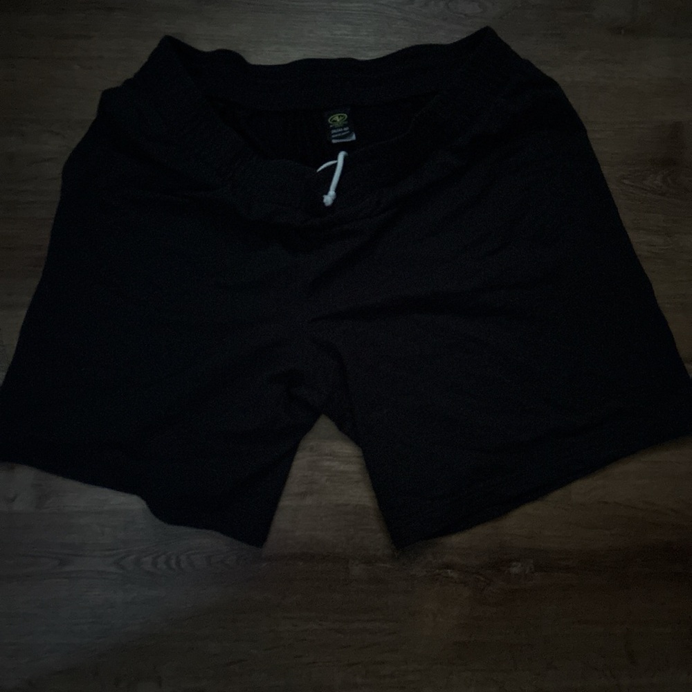 Athletic Works Men's Black Sports Shorts